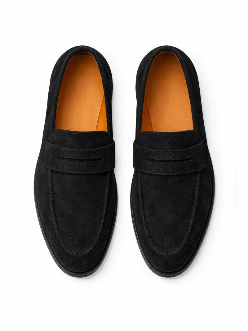 Mocassins Conducteur en Daim Légers Homme à Enfiler