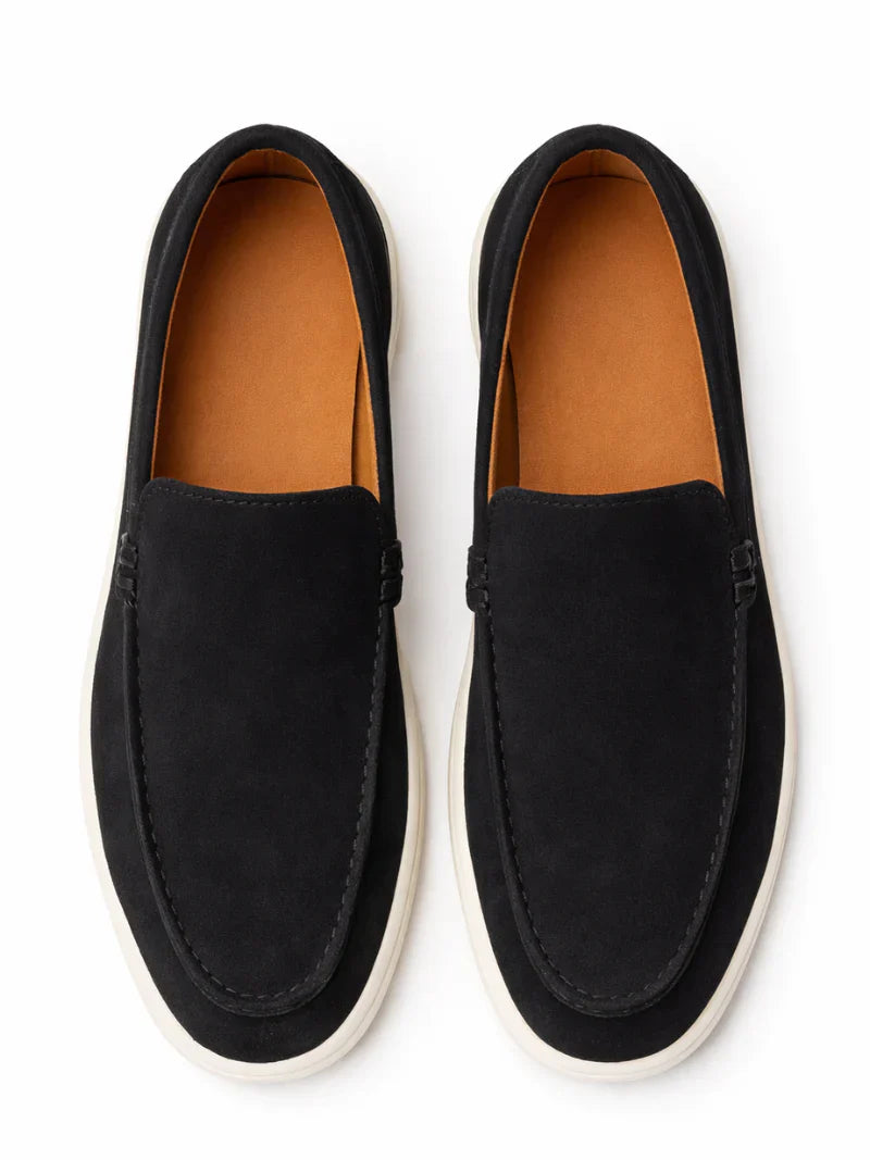 Mocassins Conducteur en Daim Homme à Enfiler Slip-On