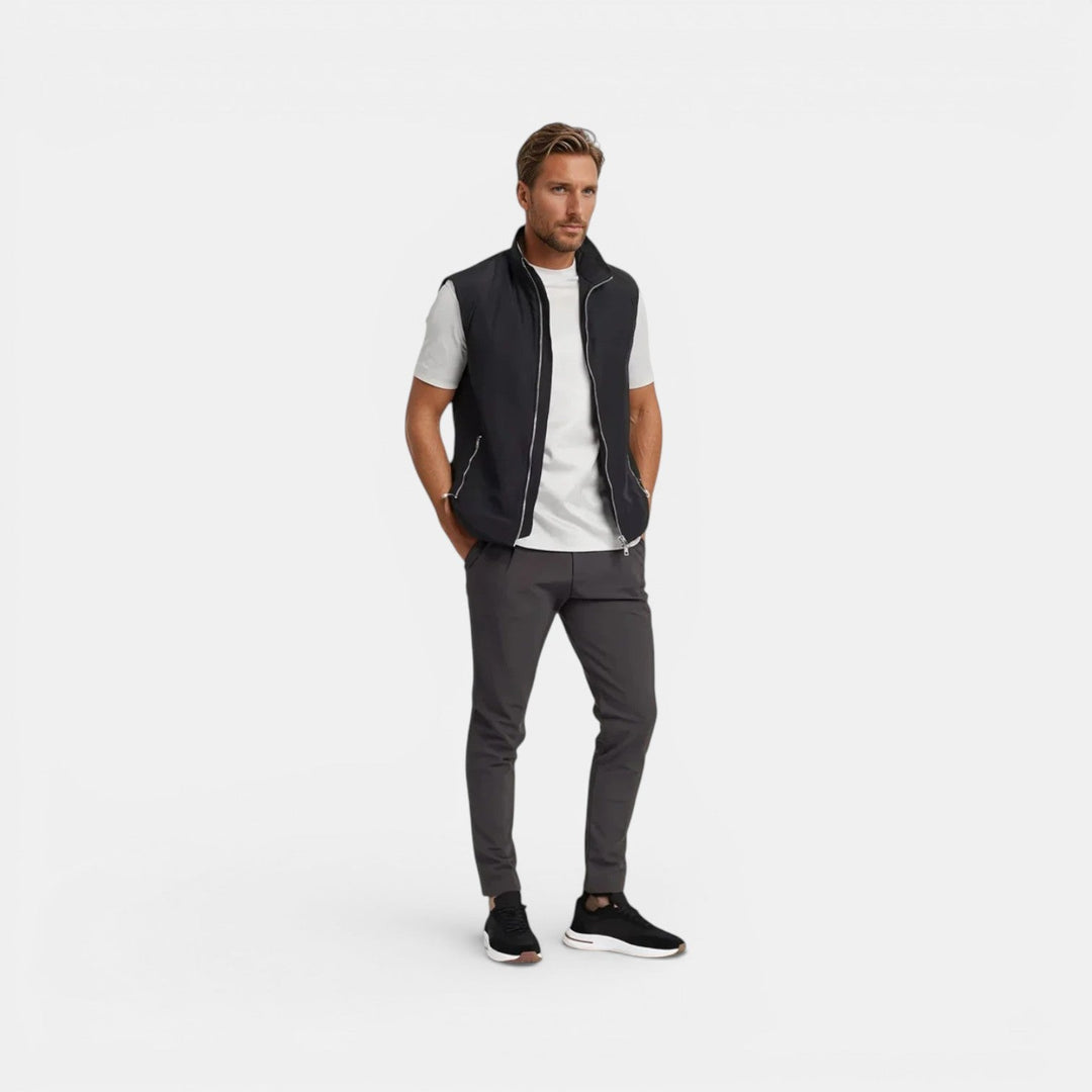 Doudoune Sans Manches Légère Homme Gilet Matelassé