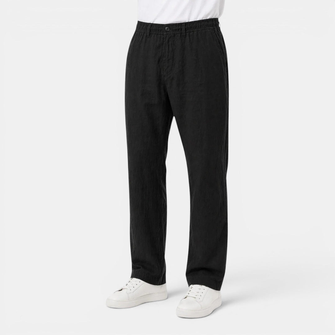 Costume en Lin Respirant Homme Été Deux Pièces Set