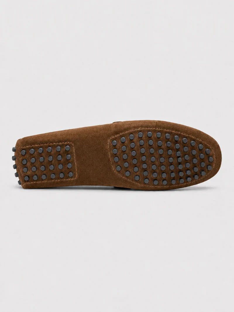 Mocassins Penny en Daim Classiques Homme à Enfiler