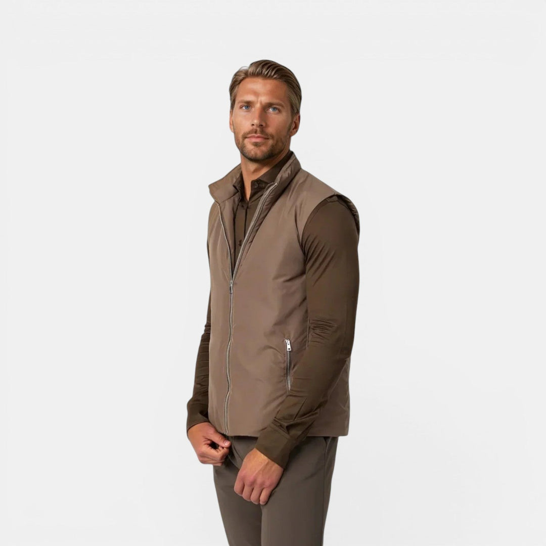 Doudoune Sans Manches Légère Homme Gilet Matelassé