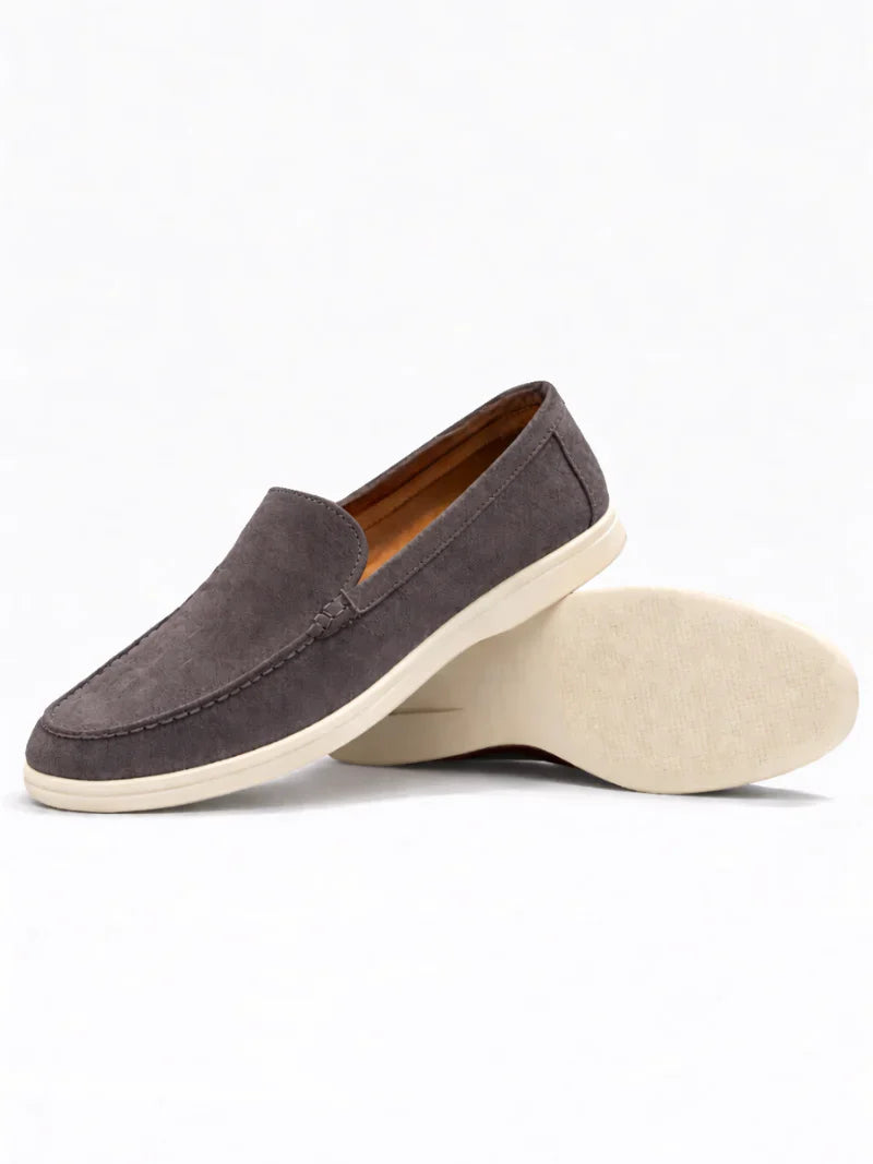 Mocassins Conducteur en Daim Homme à Enfiler Slip-On
