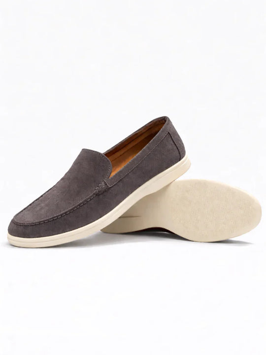 Mocassins Conducteur en Daim Homme à Enfiler Slip-On