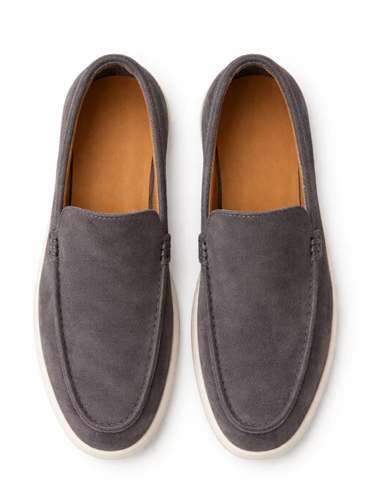 Mocassins Conducteur en Daim Homme à Enfiler Slip-On