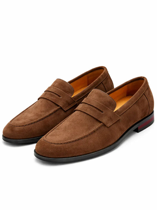 Mocassins Conducteur en Daim Légers Homme à Enfiler