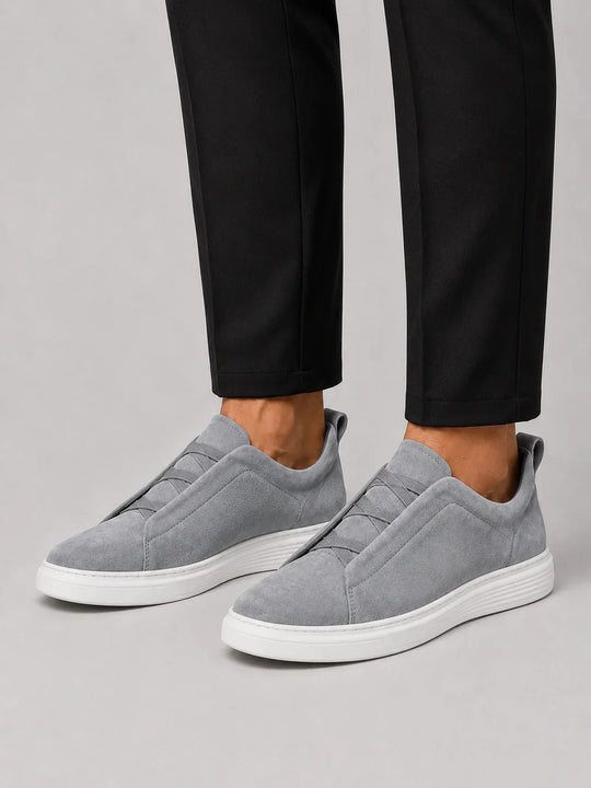 Baskets en Toile à Enfiler Homme Mocassins Slip-On