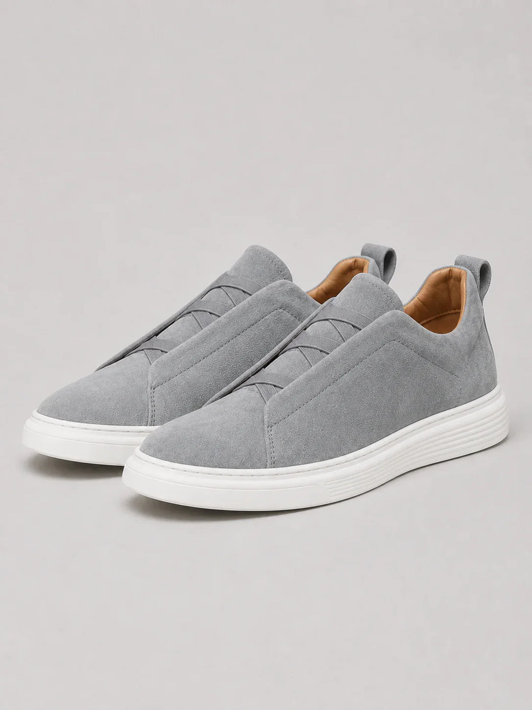 Baskets en Toile à Enfiler Homme Mocassins Slip-On
