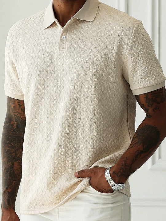 Polo Classique Uni Homme Manches Courtes Casual