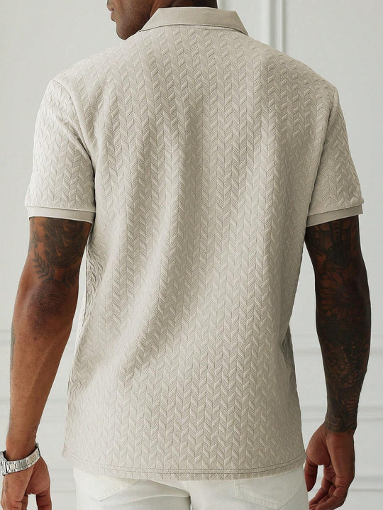 Polo Classique Uni Homme Manches Courtes Casual