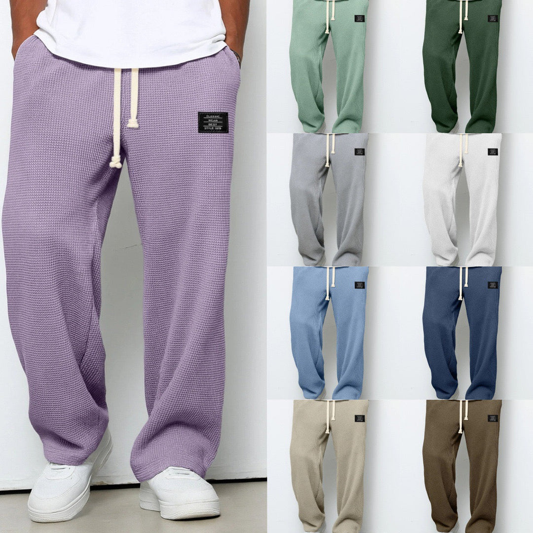 Pantalon Relaxed Homme Respirant Casual Tissu Confort