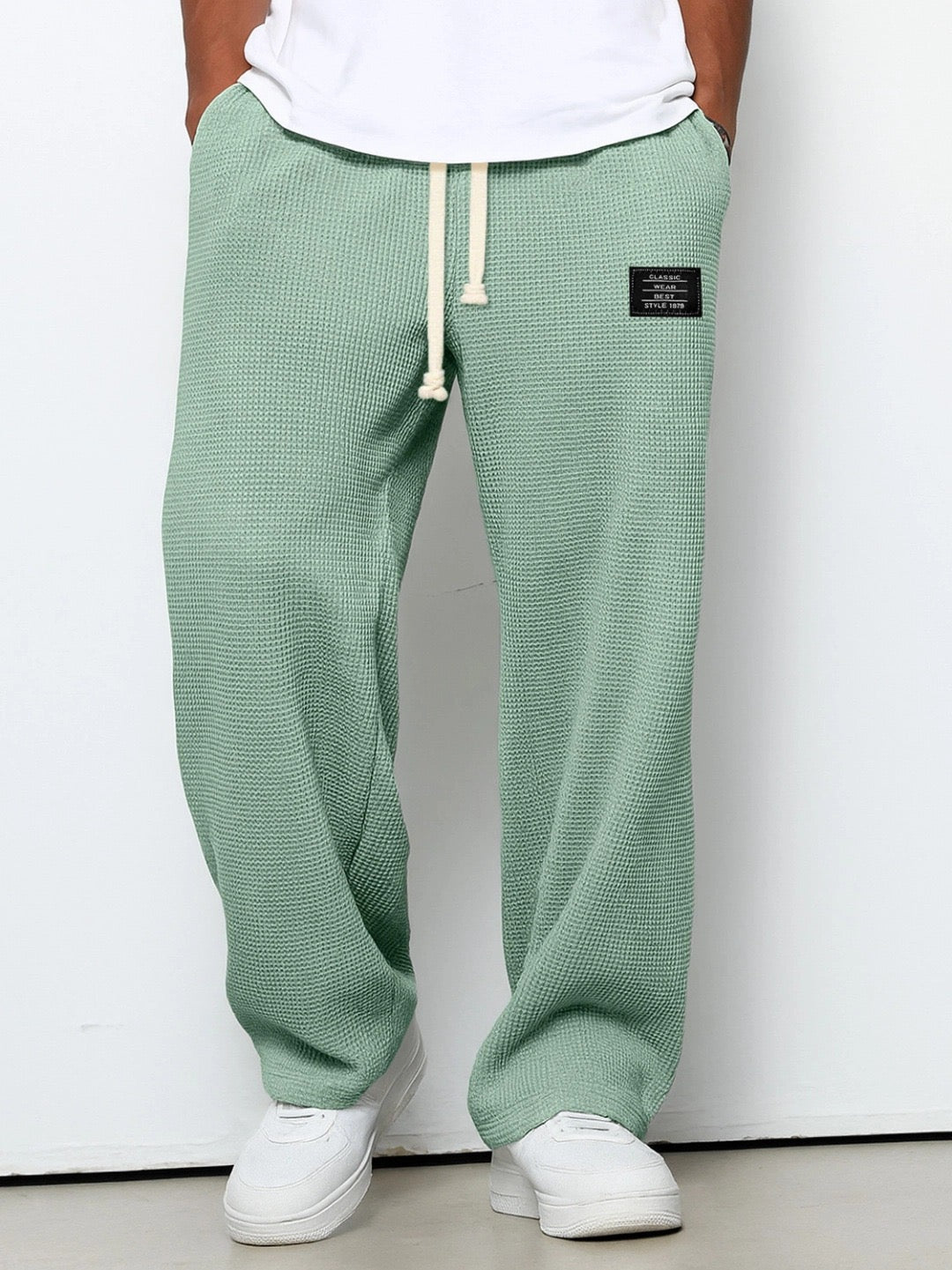 Pantalon Relaxed Homme Respirant Casual Tissu Confort