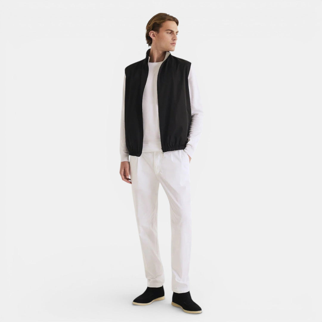 Gilet Réversible Classique Homme Élégant Costume