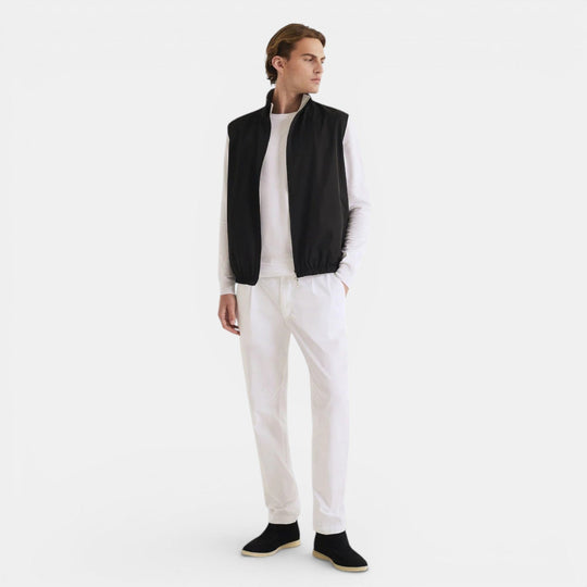 Gilet Réversible Classique Homme Élégant Costume