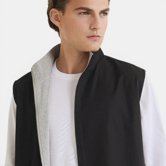 Gilet Réversible Classique Homme Élégant Costume