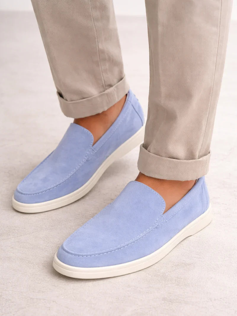 Mocassins Conducteur en Daim Homme à Enfiler Slip-On