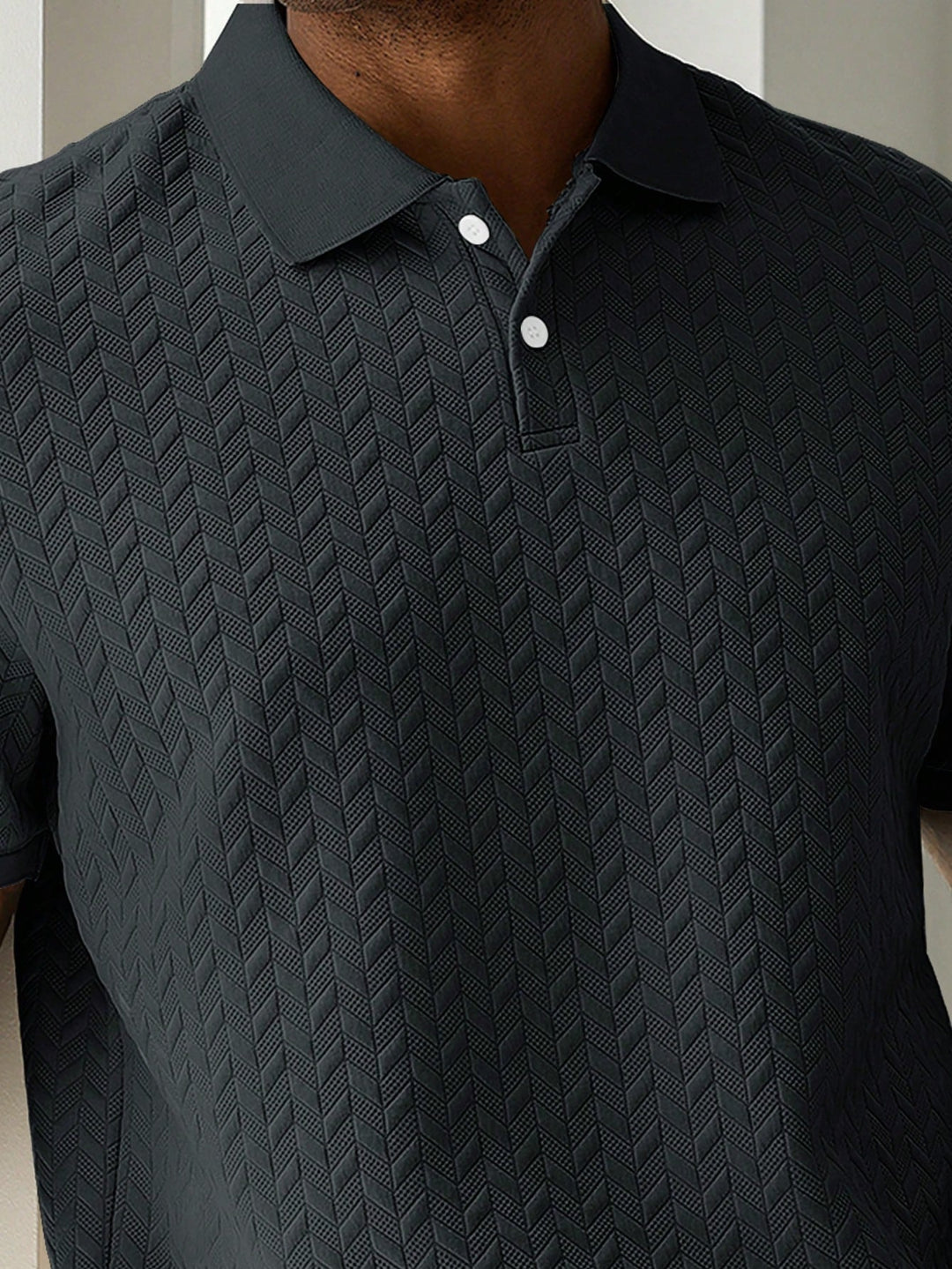 Polo Classique Uni Homme Manches Courtes Casual