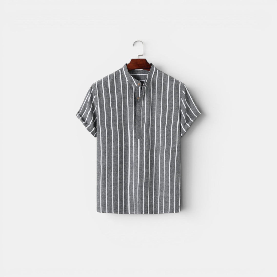 Chemise en Lin Légère Homme Été Button-Down Boutonnée