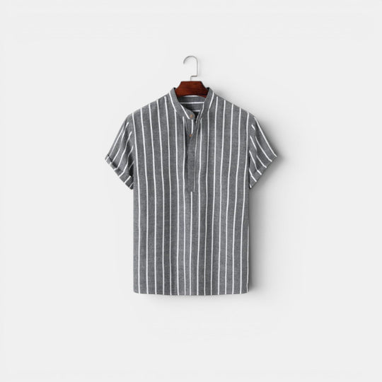 Chemise en Lin Légère Homme Été Button-Down Boutonnée
