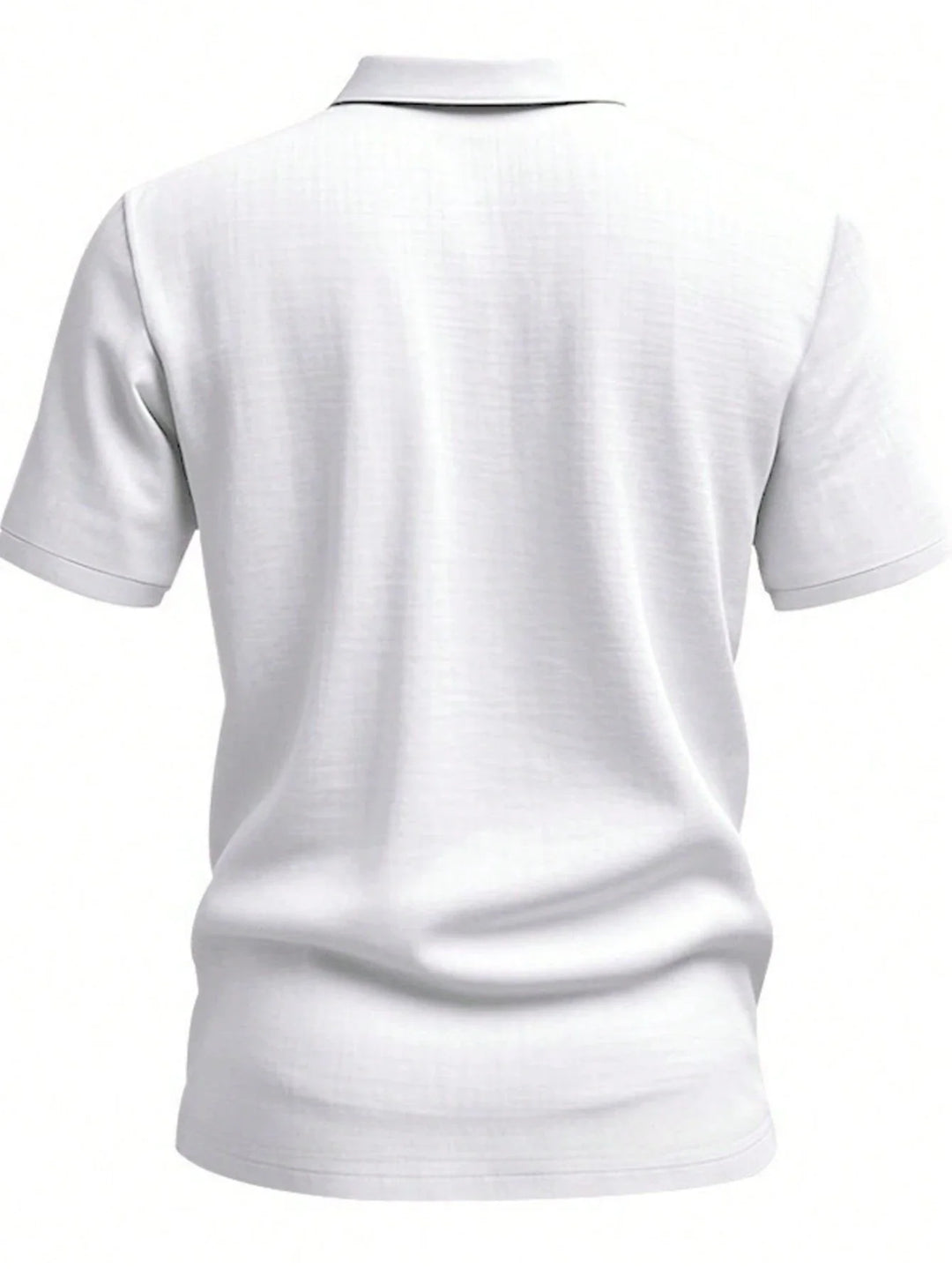 Henley en Lin Homme Manches Courtes Col V Plage