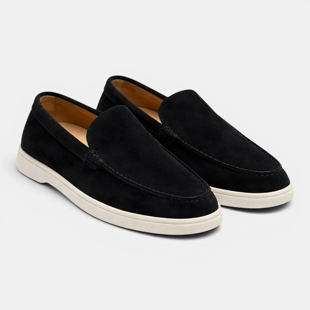 Mocassins d'Été en Daim Homme à Enfiler Décontractés