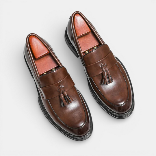 Mocassins Confort Élégants Homme Cuir à Enfiler Slip-On