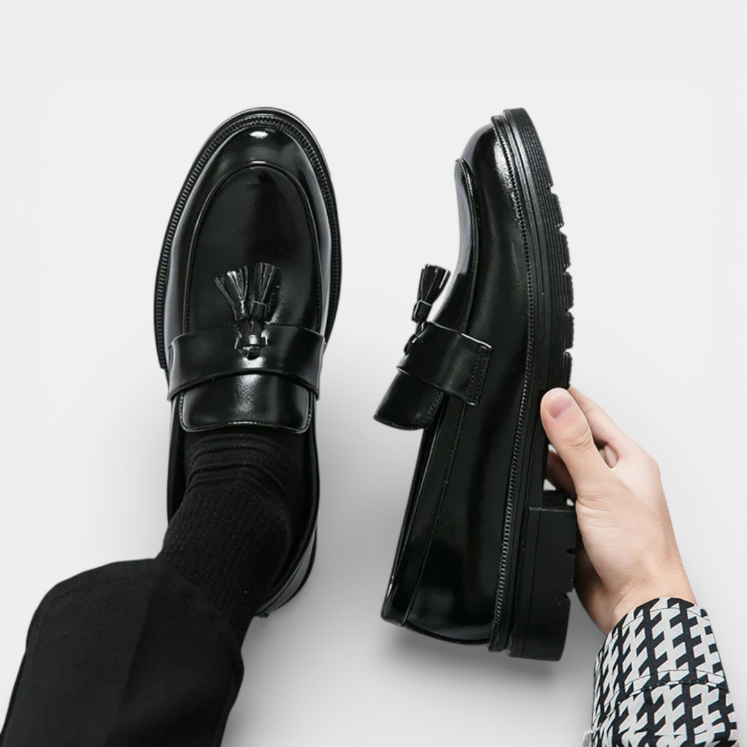 Mocassins Confort Élégants Homme Cuir à Enfiler Slip-On