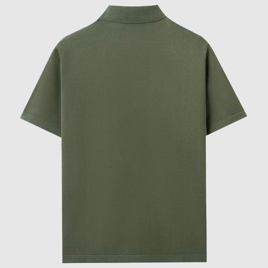 Chemise en Maille Homme Manches Courtes Élégante Été