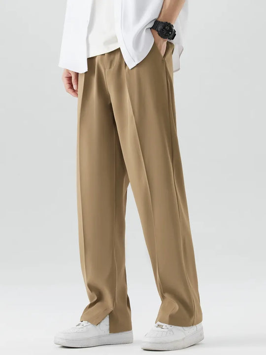Chino Casual Classique Homme Élégant Pantalon Tissu