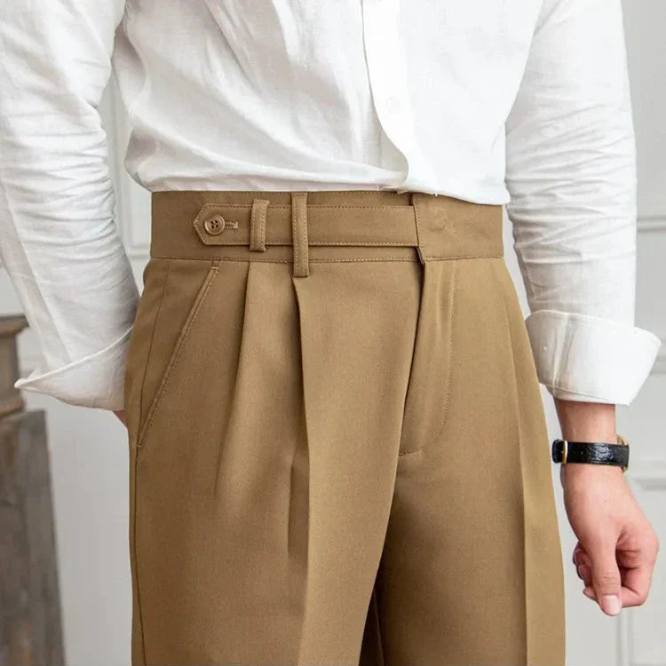 Pantalon Droit Homme Costume Élégant Business Affaires