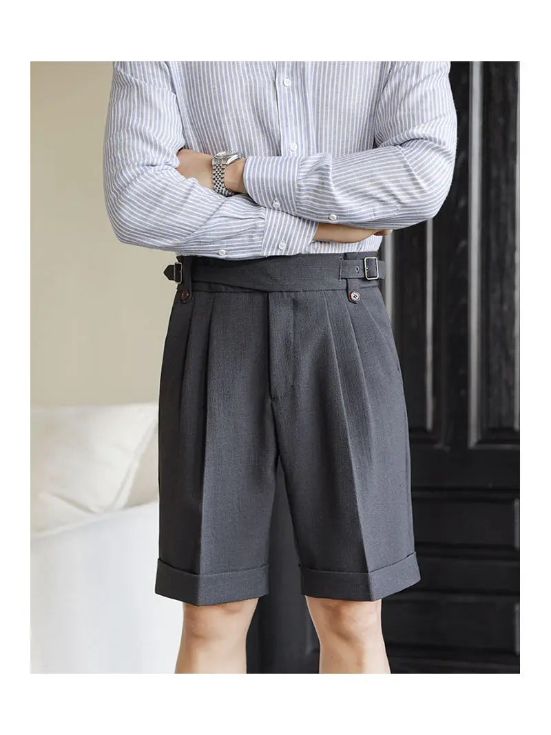 Short en Coton Décontracté Homme Été Plage Droit