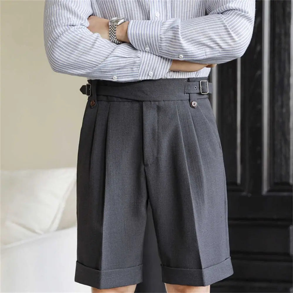 Short en Coton Décontracté Homme Été Plage Droit