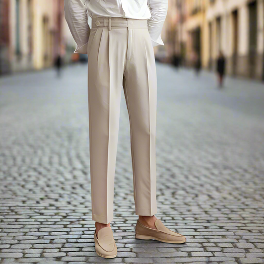 Pantalon Droit Homme Costume Élégant Business Affaires