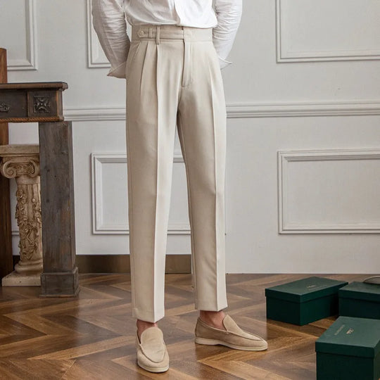 Pantalon Droit Homme Costume Élégant Business Affaires