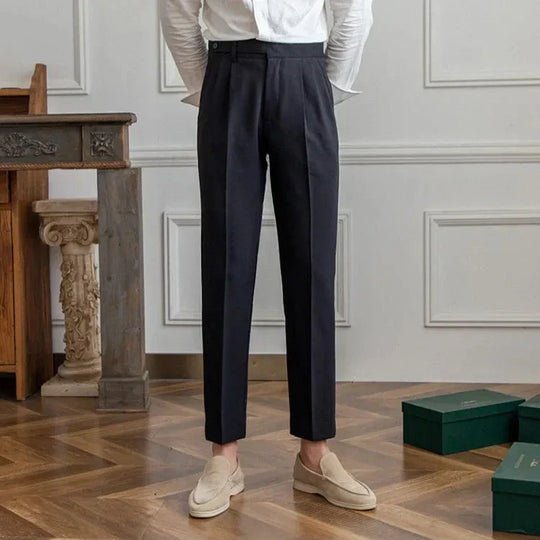 Pantalon Droit Homme Costume Élégant Business Affaires