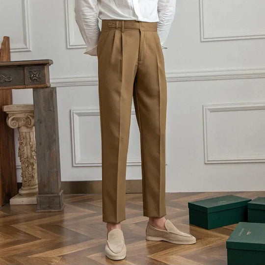 Pantalon Droit Homme Costume Élégant Business Affaires