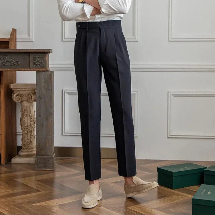 Pantalon Droit Homme Costume Élégant Business Affaires