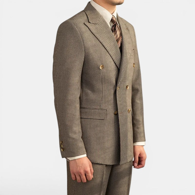 Costume Vintage Deux Pièces Homme Élégant Business Set