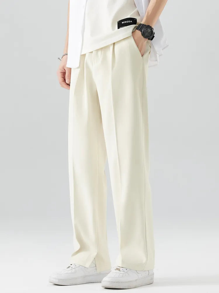 Chino Casual Classique Homme Élégant Pantalon Tissu