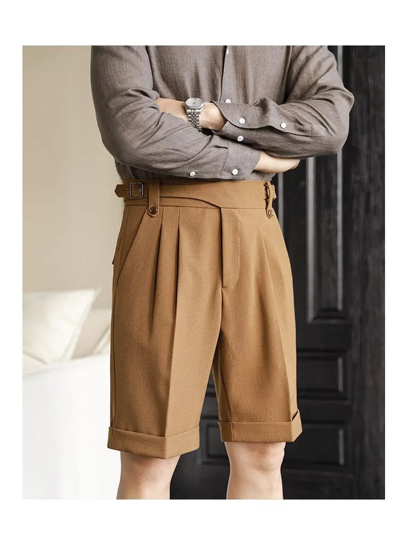 Short en Coton Décontracté Homme Été Plage Droit