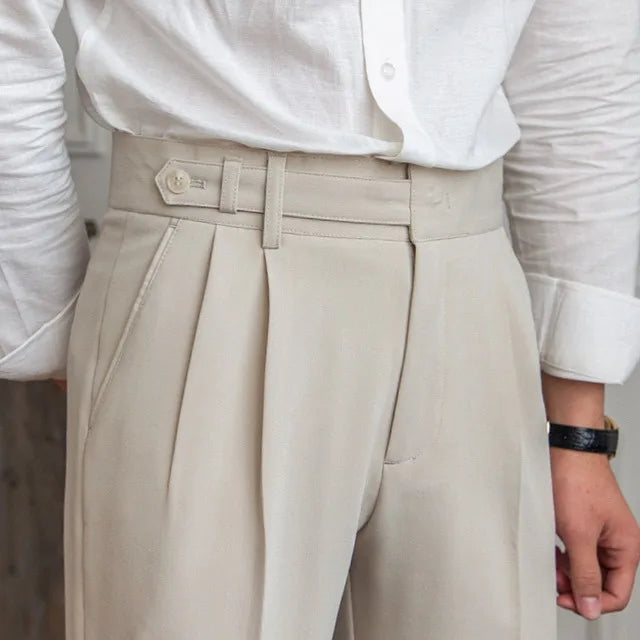 Pantalon Droit Homme Costume Élégant Business Affaires