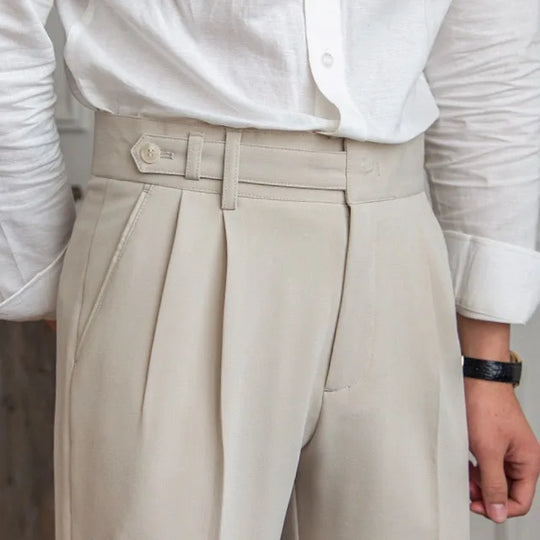 Pantalon Droit Homme Costume Élégant Business Affaires