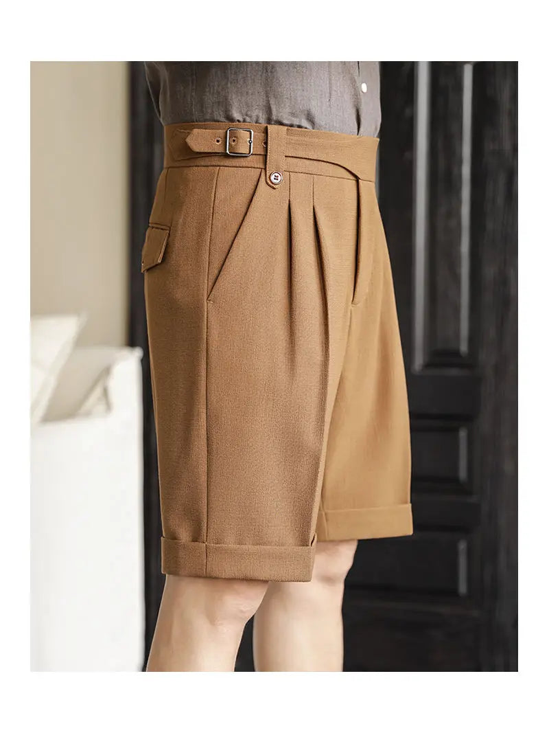 Short en Coton Décontracté Homme Été Plage Droit