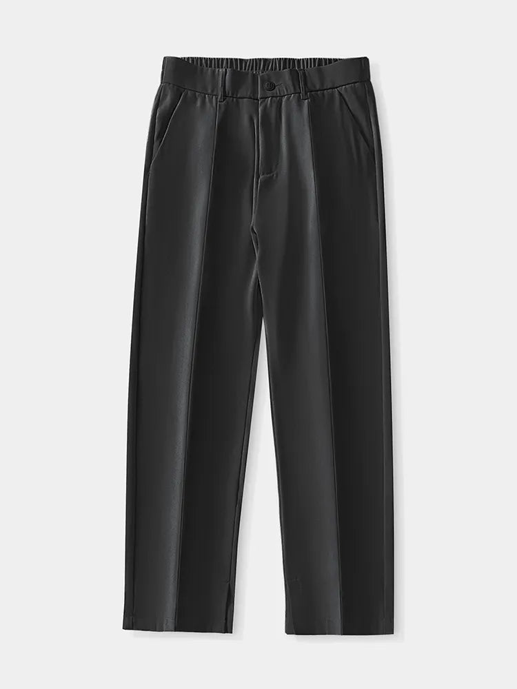 Chino Casual Classique Homme Élégant Pantalon Tissu