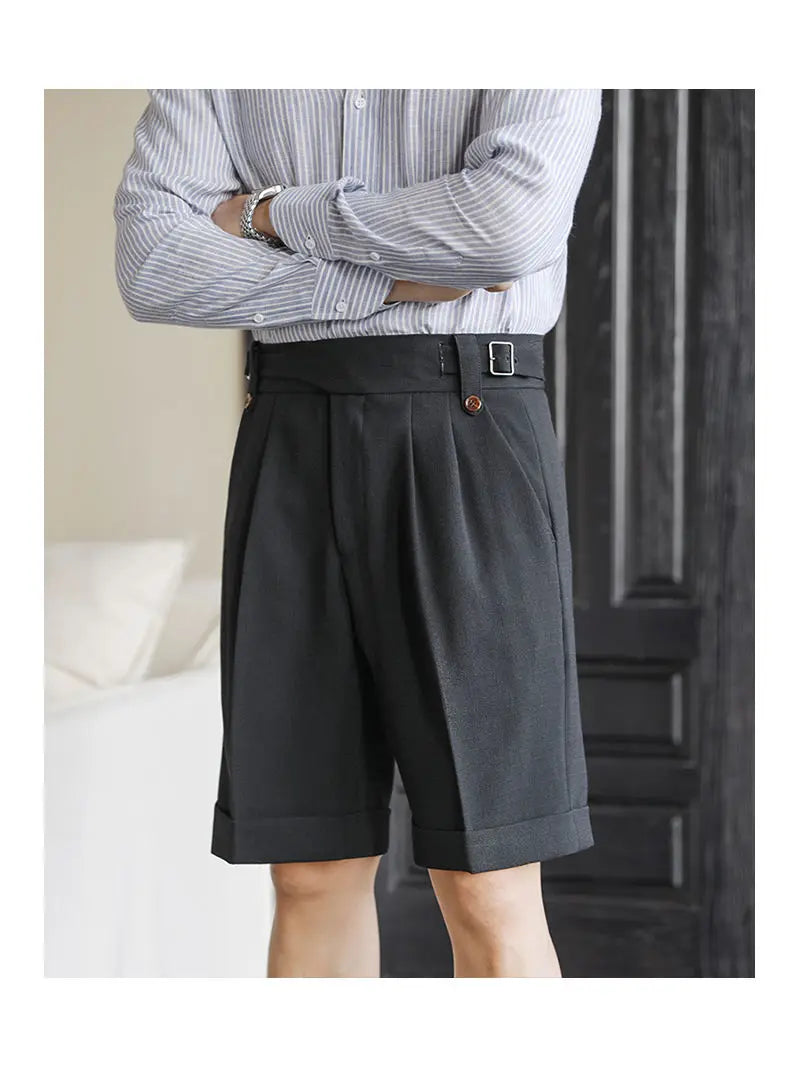 Short en Coton Décontracté Homme Été Plage Droit