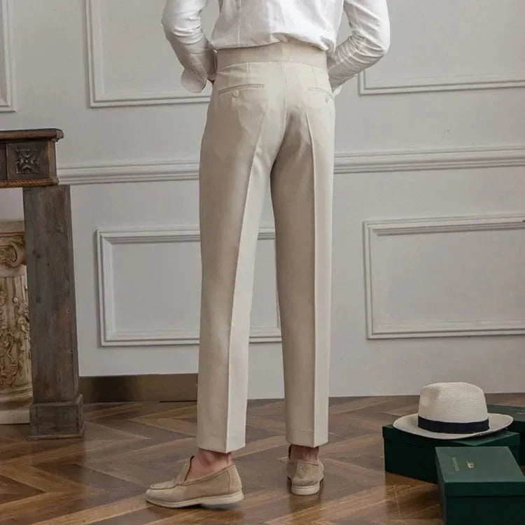 Pantalon Droit Homme Costume Élégant Business Affaires