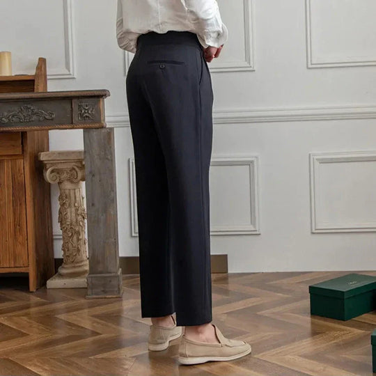 Pantalon Droit Homme Costume Élégant Business Affaires