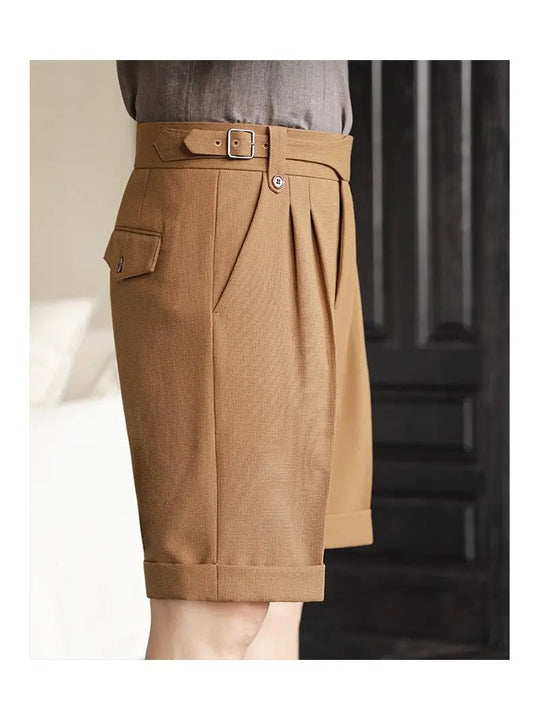 Short en Coton Décontracté Homme Été Plage Droit