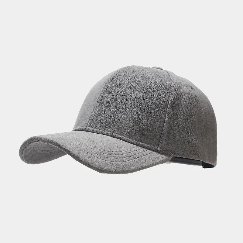 Casquette Aspect Daim Homme Plate Vintage Gavroche