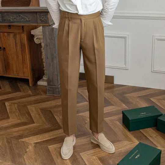 Pantalon Droit Homme Costume Élégant Business Affaires